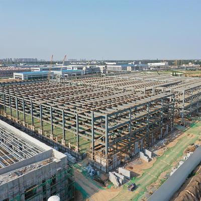 鹤壁钢板仓库工程 安阳钢结构厂房建设 盛天